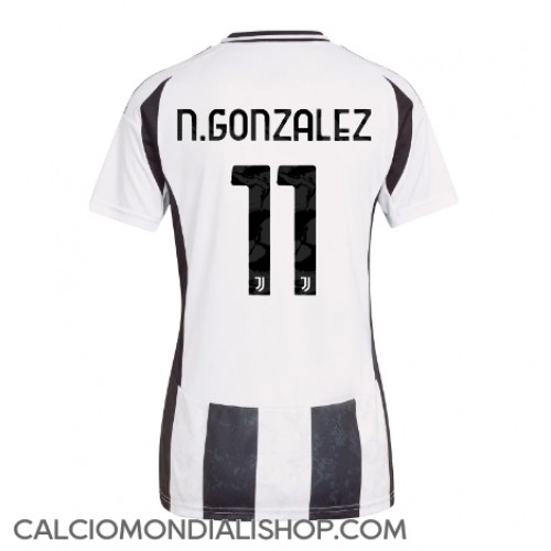 Maglie da calcio Juventus Nicolas Gonzalez #11 Prima Maglia Femminile 2024-25 Manica Corta